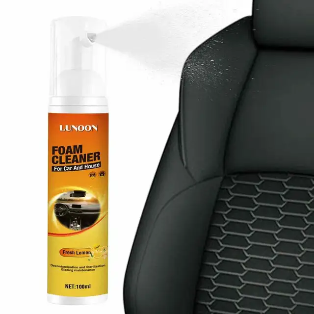 Foam Cleaner For Car Car Magic Foam Cleaner Strong Decontamination Cleaners Spray For Car Steering Wheel Leather Seat