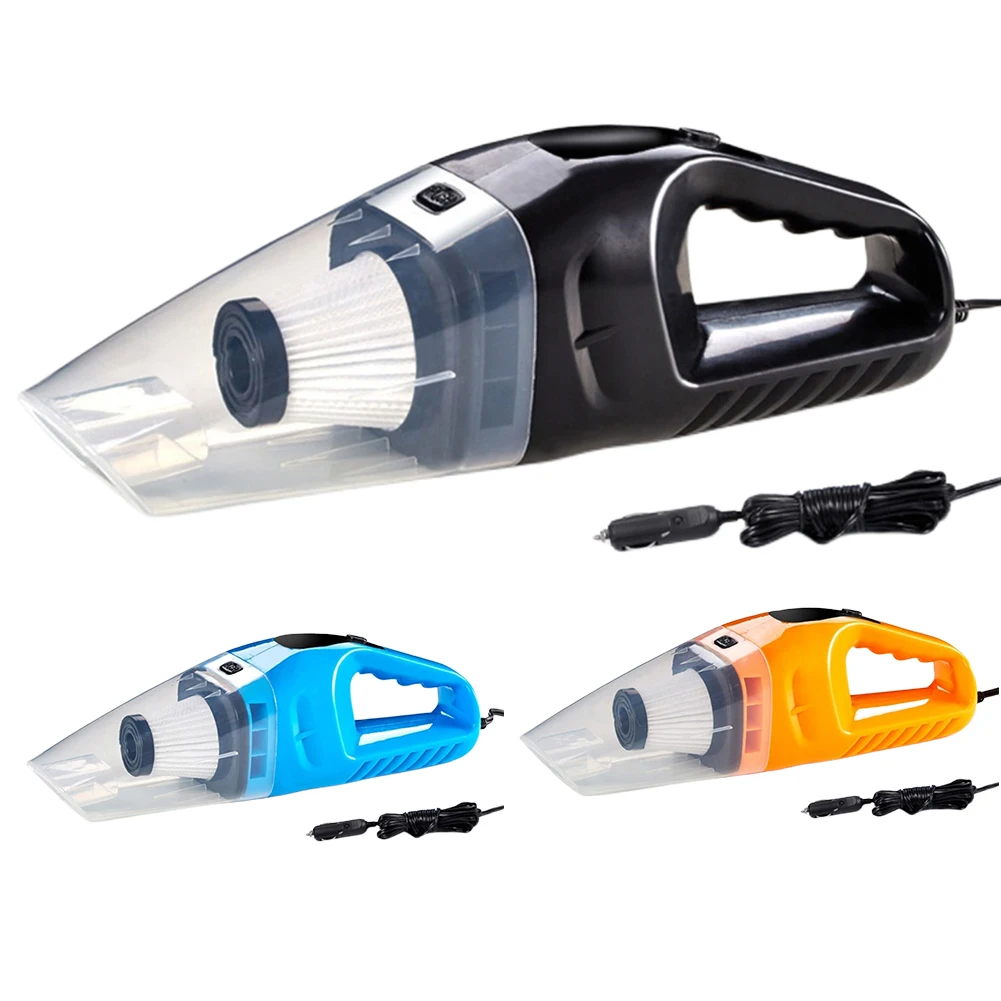 Car Vacuum Cleaner Dry Wet Dual Use Handheld Vacuum Cleaner 120W Car Hoover with 5M Cable Dust for Vehicle Home Cleaning