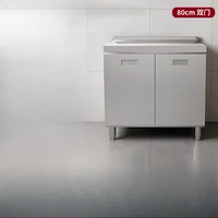 แหล่งที่มาโรงงานห้องครัวตู้ครัวสแตนเลสแบบบูรณาการ 304 เคาน์เตอร์รวมในครัวเรือนตู้สําเร็จรูปเช่าเตา 5