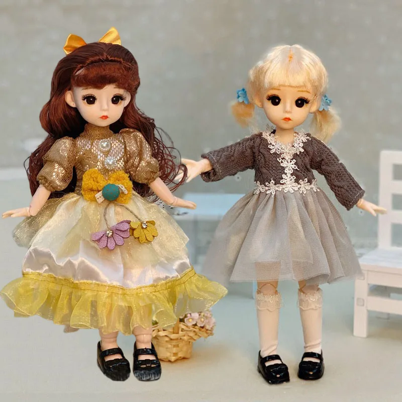 Acessórios para meninas para vestir a princesa, boneca infantil, 30cm, moda, 1/6 BJD, presente de aniversário