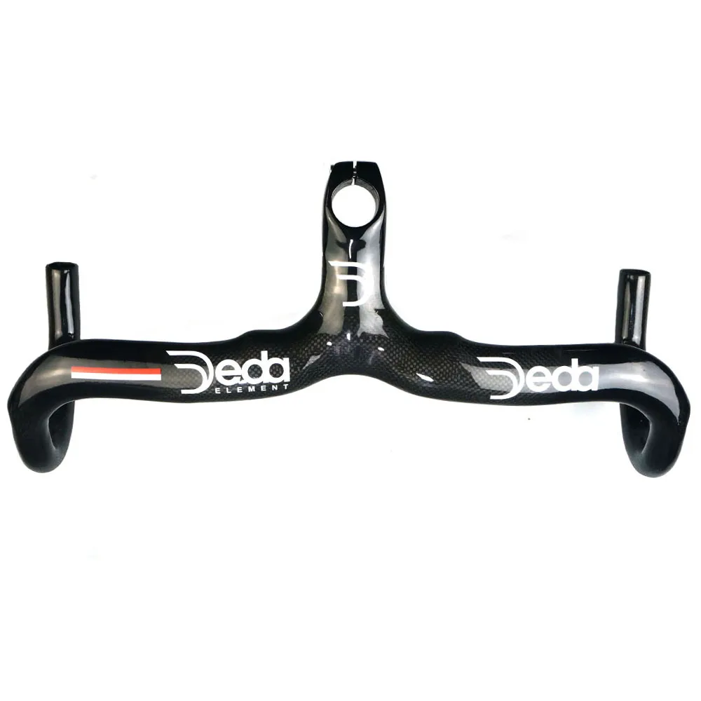 Deda Full Carbon Fiber Road Bicycle Handlebar Integrated Bent Bar Internal Routing Road Bike