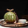 Modern Enamel Sealed Tea Cans Moistureproof Coffee Bean Food Storage Jar Tea Box Organizer Table Decoration Jar Home Accessories 1