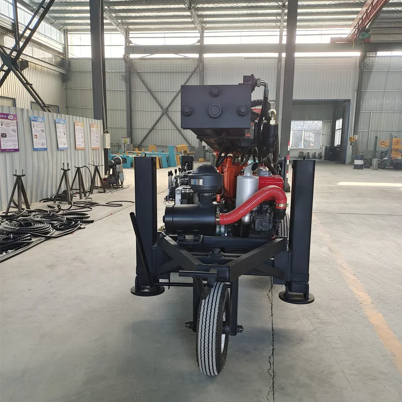 150M Electric Small Water Well Drilling Rig Machine Water Well Bore Drilling Machine 150 mm Dia Hole 3