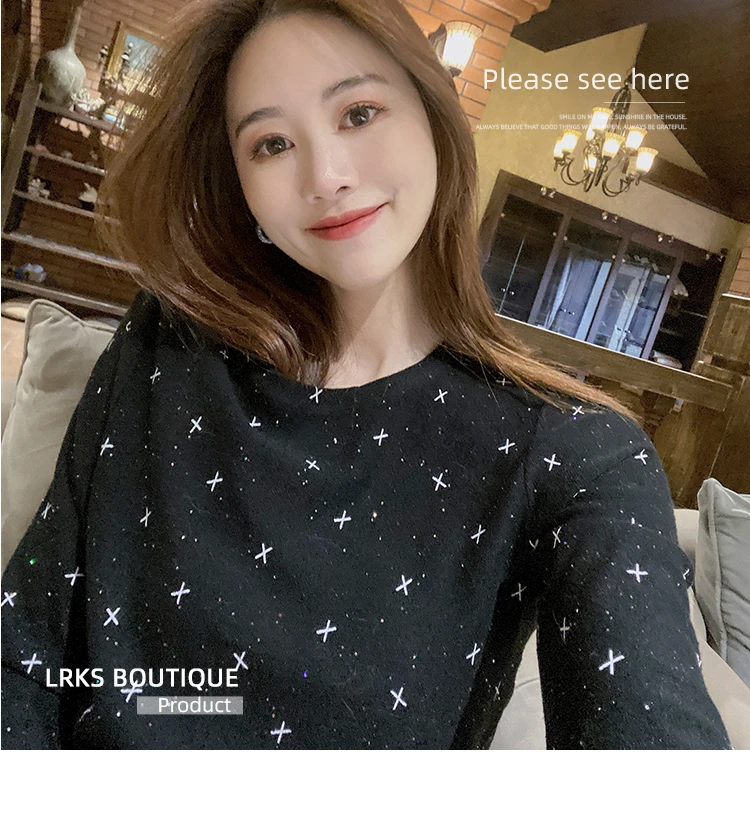 

Fleece Warm Bottoming Shirt Women's Autumn and Winter Slim Fit and Thin Long Sleeves