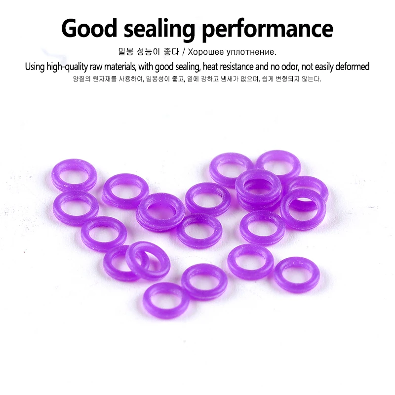 Fishing Tackle 20PCS Fishing Float Head Rubber Waterproof Ring Buoy Electronic Luminous DIY Bobber Nuts Accessories