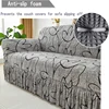 Printed Ruffled Skirt Sofa Covers for Living Room Stretch Couch Cover Sofa Slipcover Furniture Protector Easy Fitted Washable 5