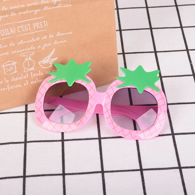 new born baby accessories	 Strawberry Pineapple Shape Frame Sunglasses Cute Fruit Children Sun Glasses Kids Round Eyeglasses Shades UV400 Baby Accessories cute	