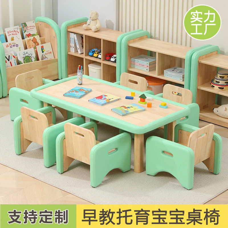 Classroom Table Kids Study Children Desk Child Room Furniture Tables Student Chair Children's Mesinha Infantil School Set Small