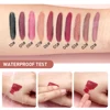 QIBEST Diamond Liquid Lipstick Moisturizing Long-Lasting Purple Sparkling Waterproof Lip Gloss Cosmetics Matte Glitter Lipstick 6