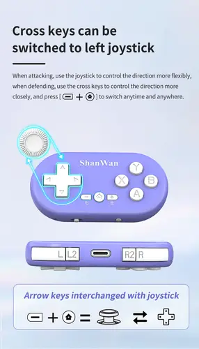 Mini Gamepad Gaming Control Bluetooth For iPhone Android PS4 PS3 Switch Xbox Mobile IOS PC TV Controller Wireless Game Pad Phone - Image 5
