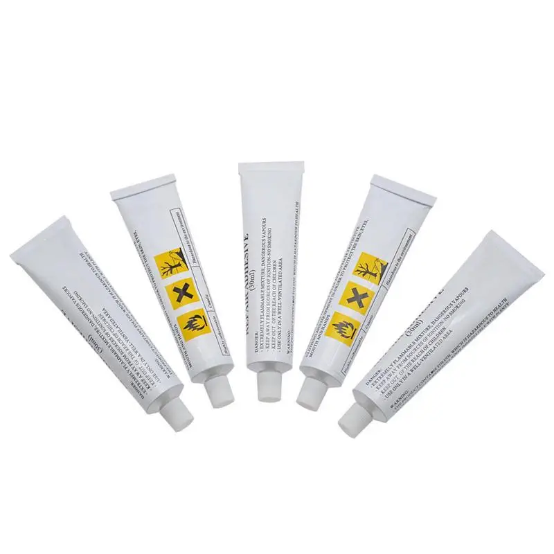 Inflatable Glue Kit 60ml PVC Inflatable Glue Tape Repair Patch Glue For Swimming Air Bed Pools Repairing Boat Inflatable Toy Spa Kayak