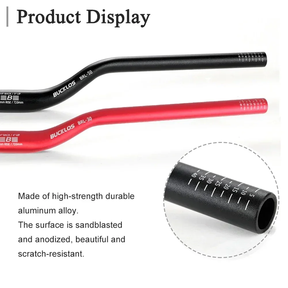 BUCKLOS   ڵ,   , ˷̴ ձ MTB ڵ, Ŭ ǰ, 31.8mm 25.4mm, 620mm 660mm 720mm 780mm