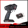 DUMBORC X10P-350 10CH 2.4GHZ 4.8-12V RC Transmitter with X10F Receiver for Remote Control RC Car Boat Model Toys Accessories 2