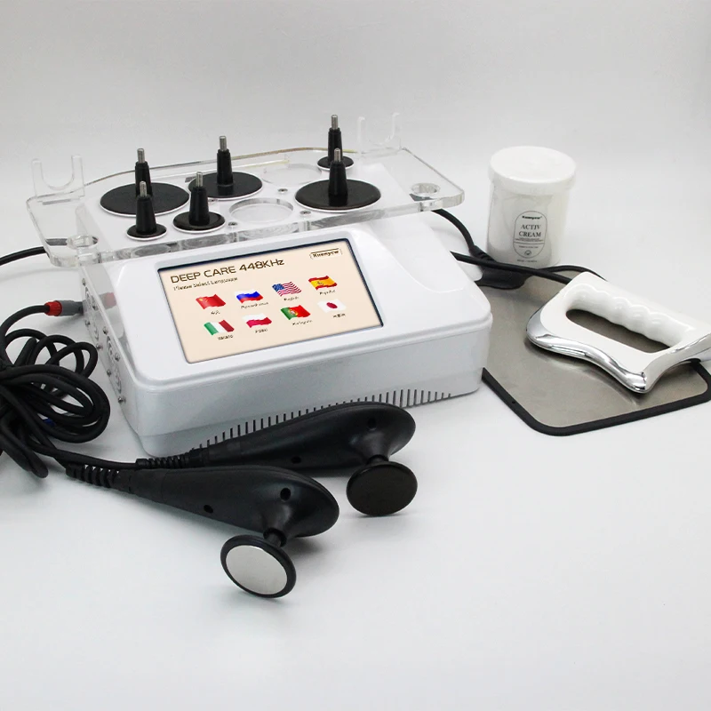 Active High Radiofrequency 448khz Cavitation Body Care System RET CET RF Slim Machine Cellulite Massager Muscle Massage Relax 3