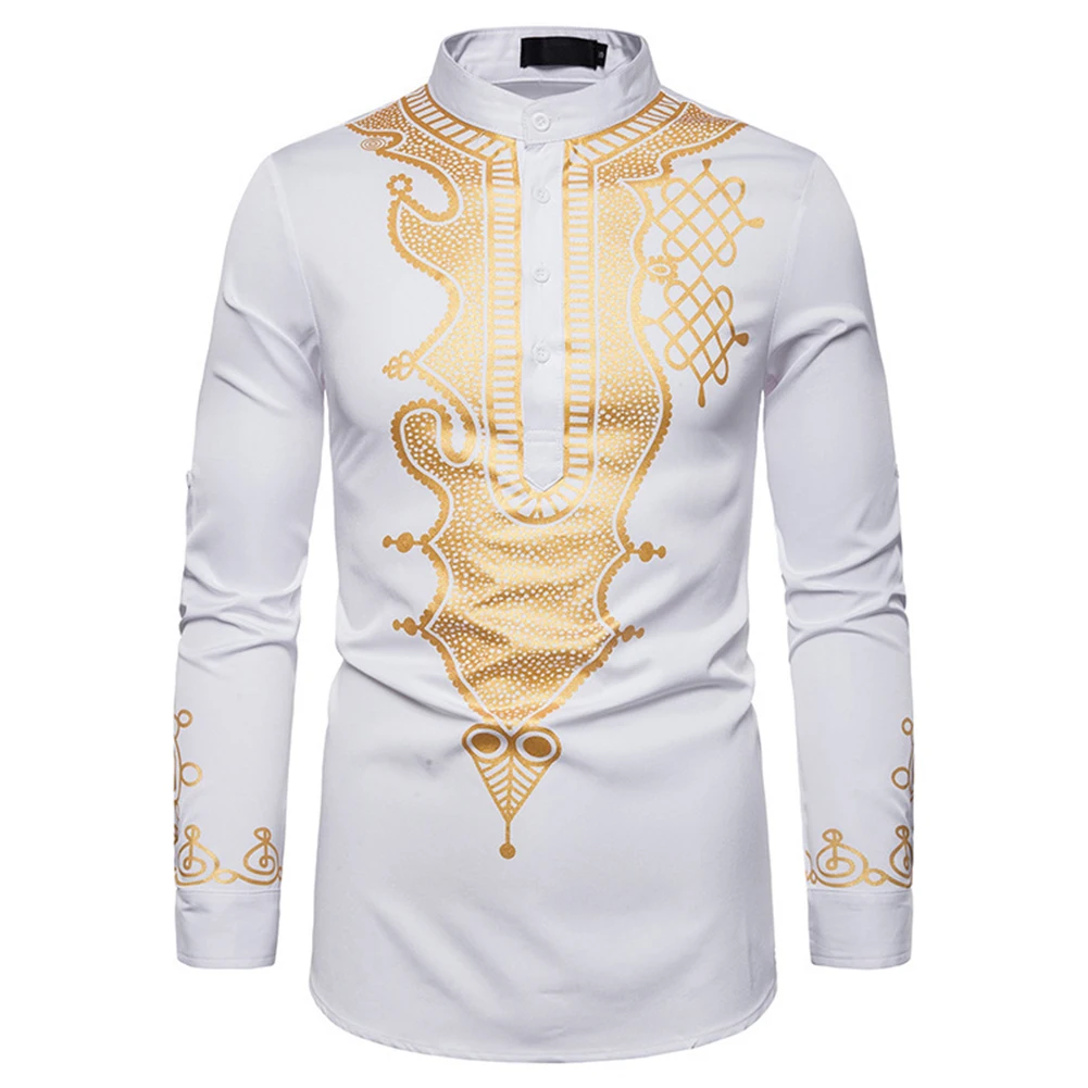 

Brand New Fashion High Quality Shirt Men Shirt African Africani Hippie Tops Formal Tops Luxury Shirt Mens Mexican