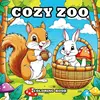 Sweet Animals: A Bold and Simple Coloring Book for Adults and Teens Featuring Plants Flowers and Cute Animals 6