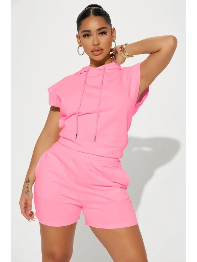 أطقم رياضية غير رسمية على الموضة للنساء 2025 شورت...
