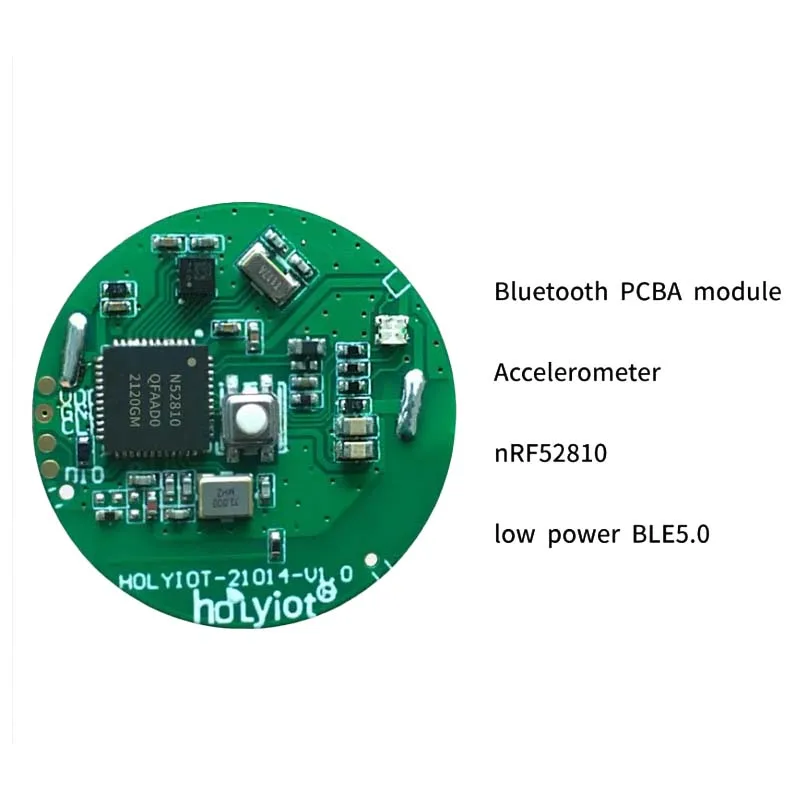 Holyiot nRF52810 3 축 가속도계 Bluetooth 비콘 BLE 5.0 Bluetooth 모듈 저전력 소비 실내 포지셔닝 iBeacon