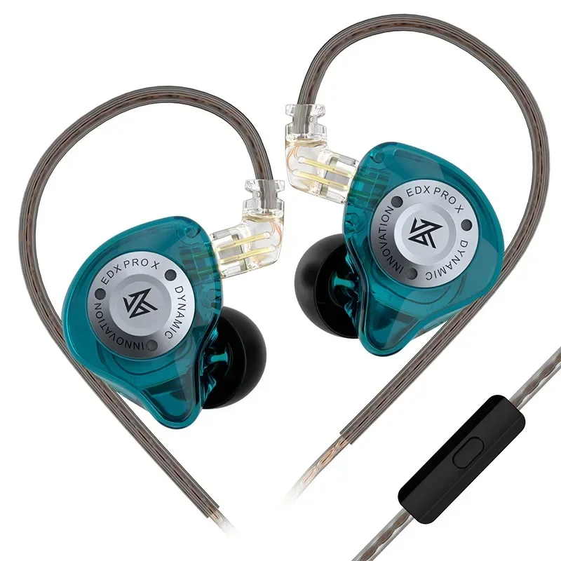 KZ EDX PRO X High-Fidelity Bass Earbuds with Noise Cancelling and 2-PIN Cable