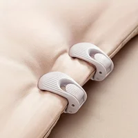 Clips pour drap de lit, 5 pièces, Clips de literie en Nylon Transparent antidérapants réglables à Double Direction, adaptés aux hôpitaux, aux maisons, aux hôtels et aux Spas 1