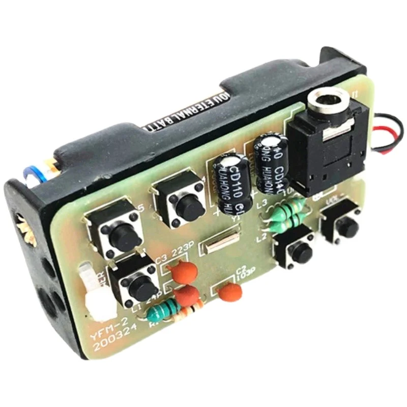 FM Stereo Radio DIY Kit - Wireless Transmitter & Receiver Module for Frequency Modulation Soldering Practice