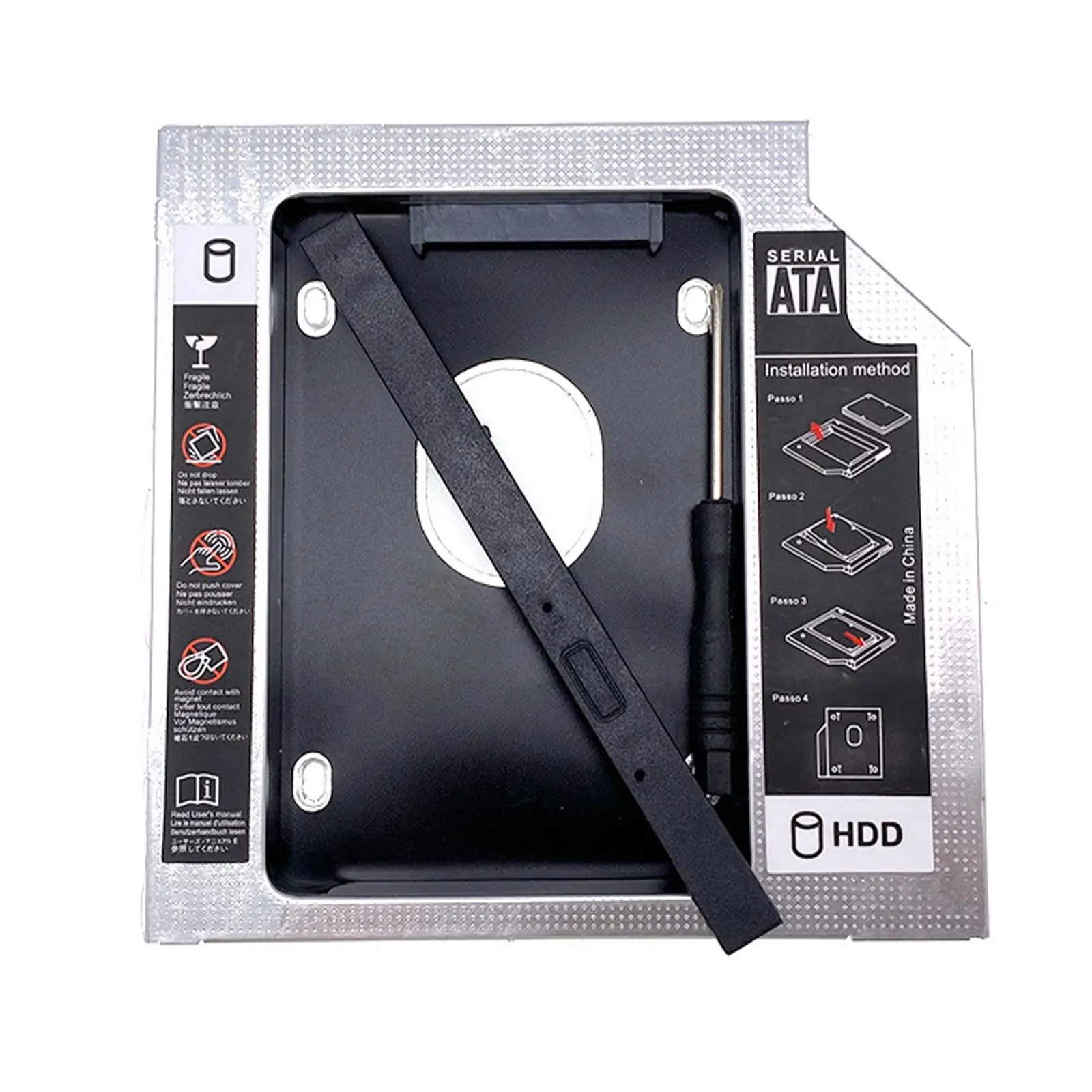 Aluminum SATA3 Notebook HDD Caddy for 2.5 SSD Drive
