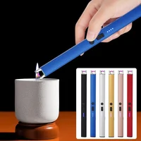 USB Rechargeable Lighter Kitchen Electric Arc Ignition Windproof Pulse Flameless Plasma Ignition Candle Lighters Outdoor BBQ 2