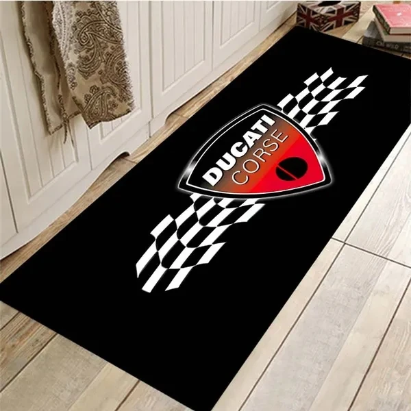 

Motorcycle Runner Rugs Kitchen Hallway Balcony Long Rugs Carpet for Living Room Home Decorations Bedroom Bedside Foot Pad
