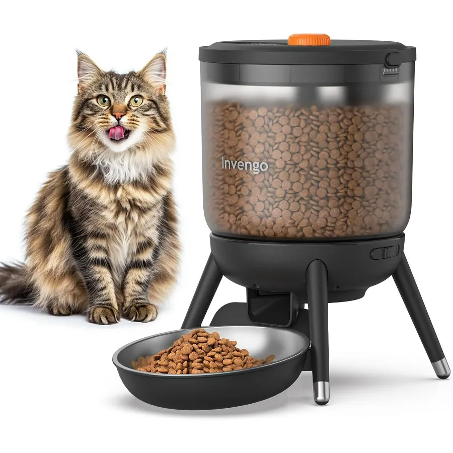 Automatic Cat Feeder with Timed Food Dispenser