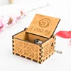 Mini Music Piano For Game of Thrones，Merry Christmas, Happy Birthday,Castle in the Sky，Wooden Manual Music Box For Game of Power 3