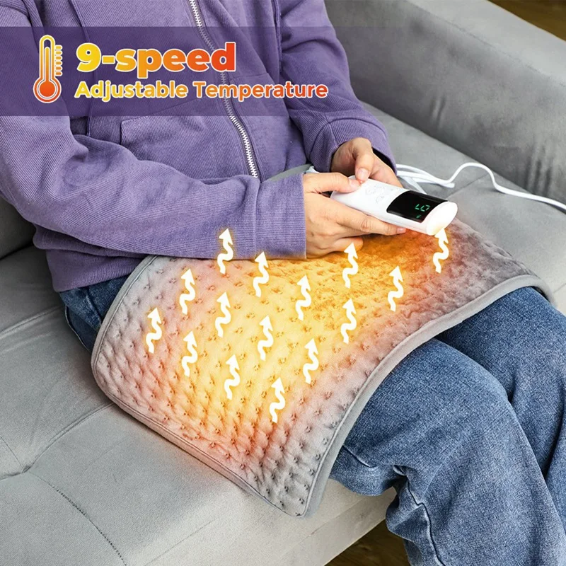 

Timed Heating Pad, 9-Speed Temperature Adjustment, 4-Speed Warm Winter Insulation Blanket