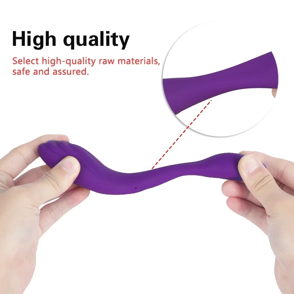 Wireless Vibrator Adult Toys For Couples USB Rechargeable Dildo G Spot U Silicone Stimulator Double Vibrators Sex Toy For Woman