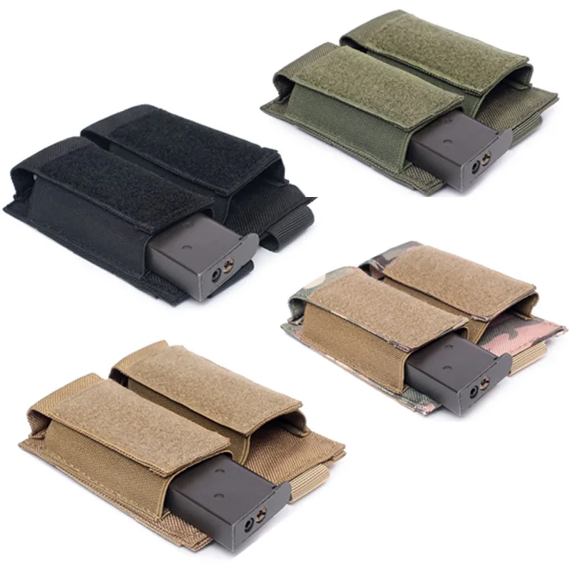 Tactical Molle Mag Pouch Military Pistol Ammo Mag Bag Airsoft Triple