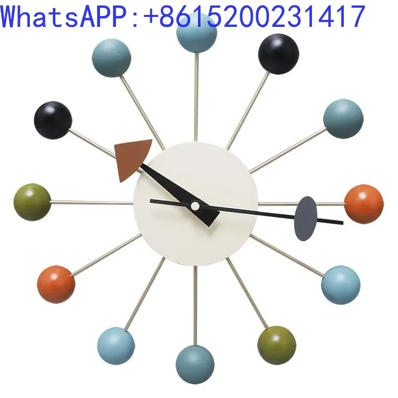 Candy Nelson Ball clock Ball clock Nordic design Creative art Wall clock 4