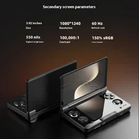 AYN Thor 6 ''OLED double écran de jeu portable Qualcomm Snapdragon CPU Android13 6000mAh batterie Hall Stick Console de jeu 2