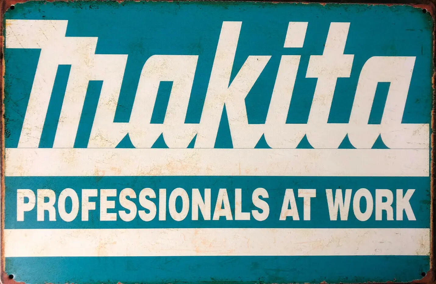 MAKITA инструмент винтажные жестяные знаки потертая шикарная тарелка | Таблички и знаки -1005003617549285