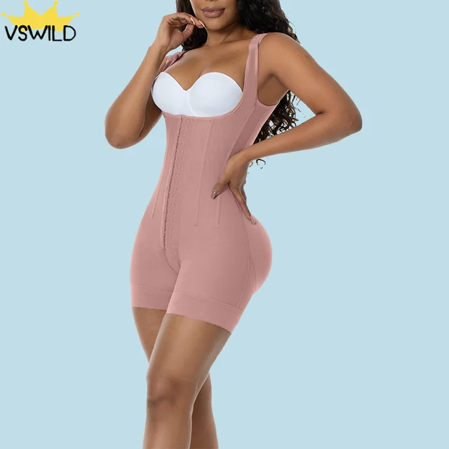 Fajas High Compression Full Body Shaper Girdle With Brooches Bust For Daily  And Post-Surgical Use Tummy Control Shapewear Corset - AliExpress