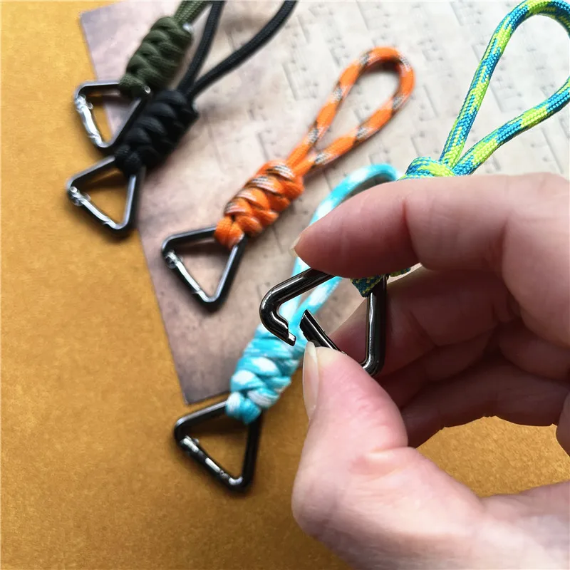 Heavy Metal Handmade Keychain Strap: Premium Nylon Rope Lanyard