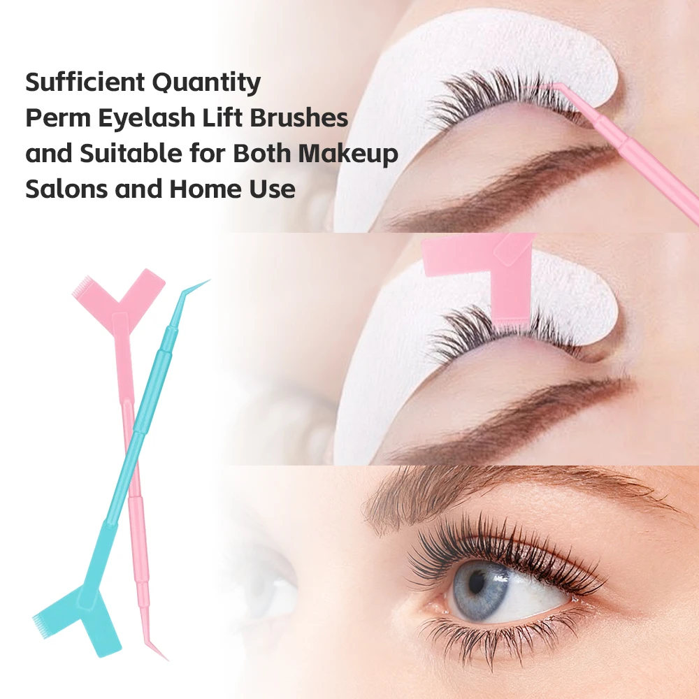 10/30/50PCS Y 모양 속눈썹 메이크업 브러쉬 속눈썹 연장 용품 속눈썹 액세서리 재사용 가능한 플라스틱 속눈썹 펌 브러쉬