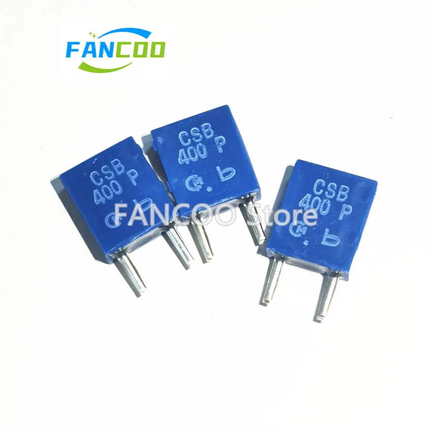 10PCS CSB400P 400P 400KHZ CSB 400P CSB400 dip-2 CERAMIC RESONATOR Original
