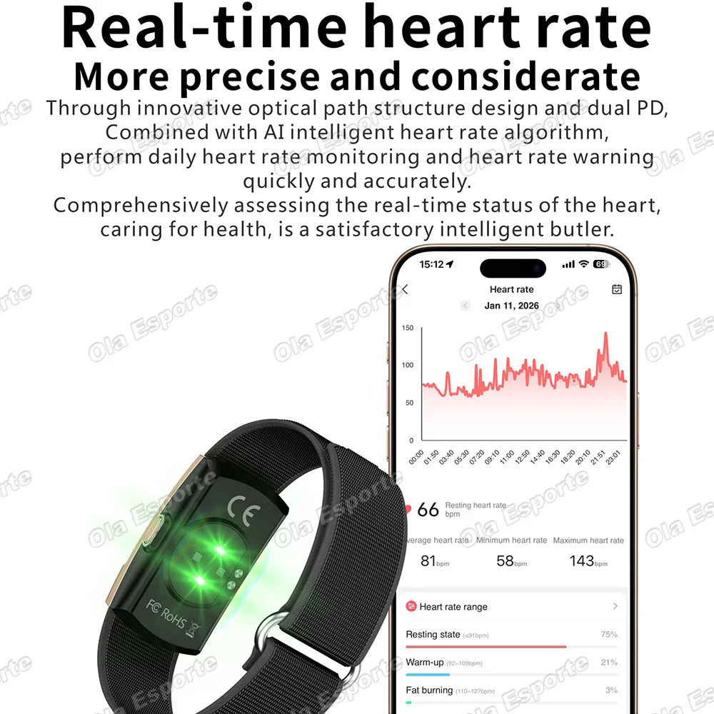 Smartwatch 2026 con 178+ Modalità Sportive, Braccialetto Intelligente con Monitoraggio 24H di Frequenza Cardiaca e Ossigeno nel Sangue, Orologio Intelligente per Uomo e Donna Hw12 - Image 2