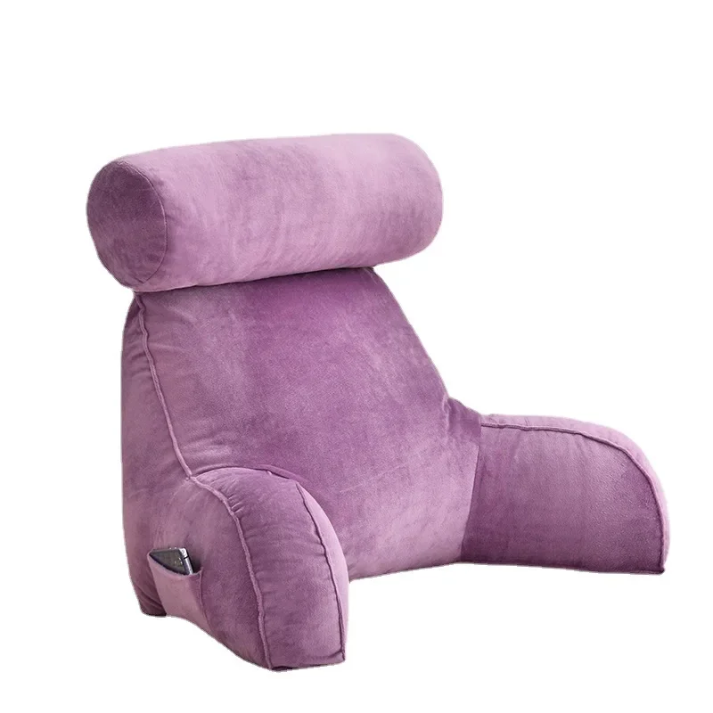 Cuscino Da Lettura Per Letto E Divano – Con Braccioli E Poggiatesta Staccabile, In Poliestere, 75x40x55 Cm, Multicolore