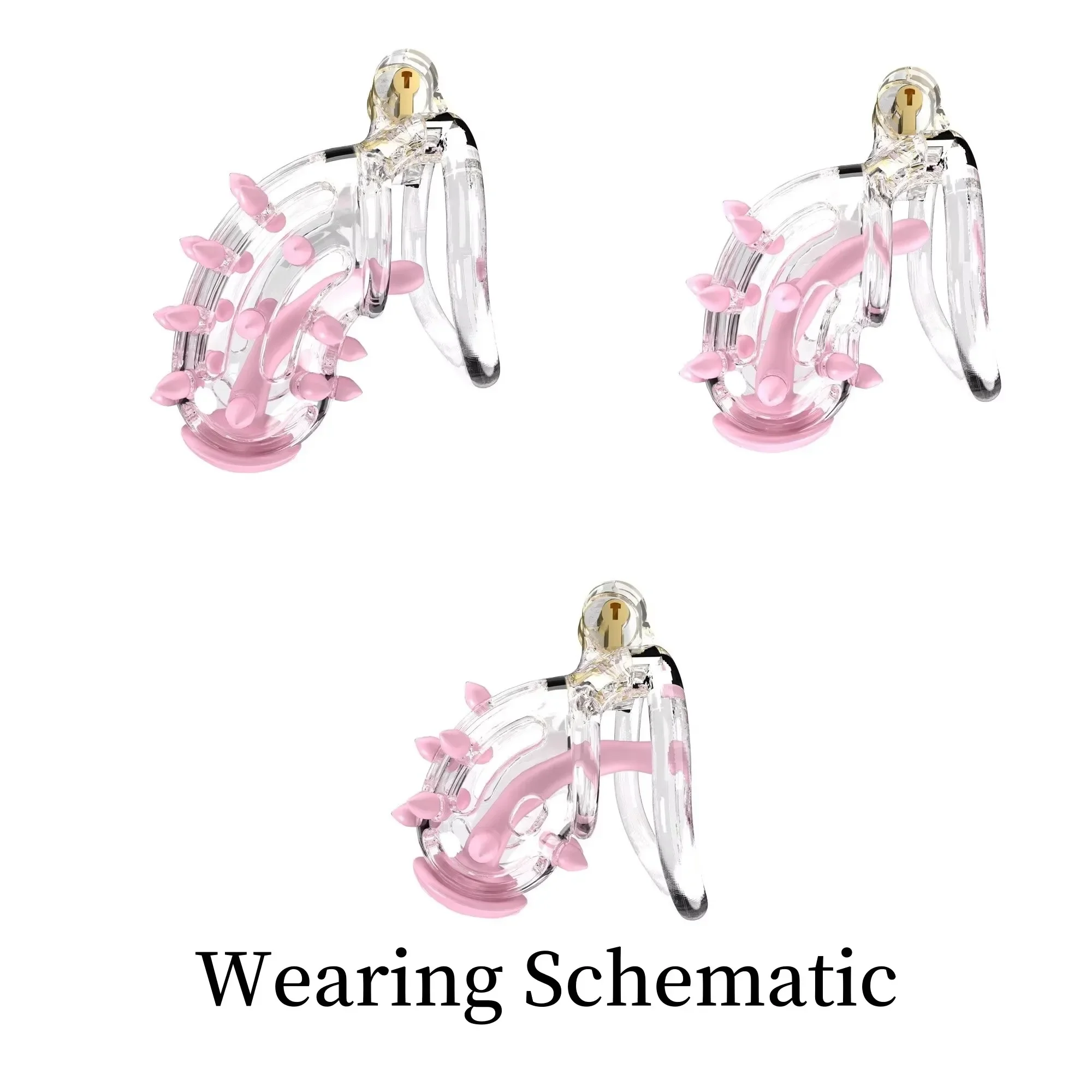 Cobra Chastity Cage Universal Catheter Male Penis Lock Accessories Silicone Catheter Horse Eye Stick Urethral Plugs Adult Erotic