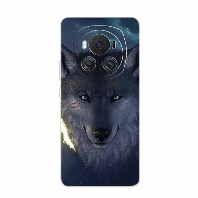 Fashionable Clear Animal Design Silicone Phone Case - Soft TPU Back Cover