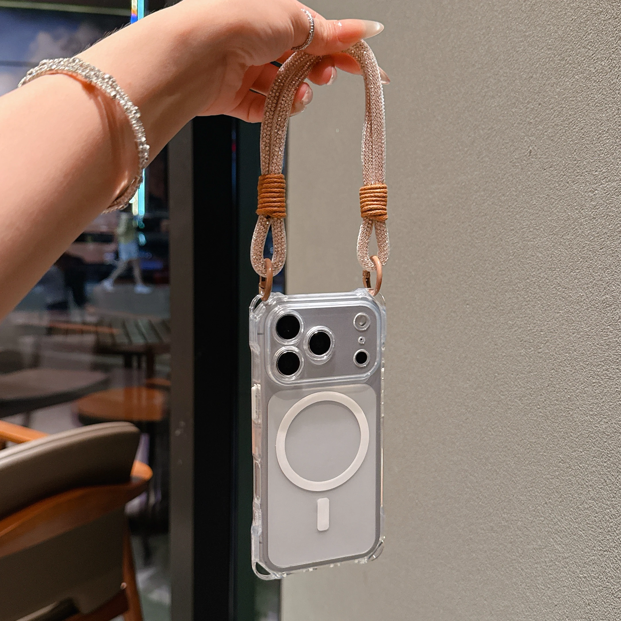 Premium Hanging Strap Phone Case - Anti-Drop, Magnetic Attachment, Superior Protection