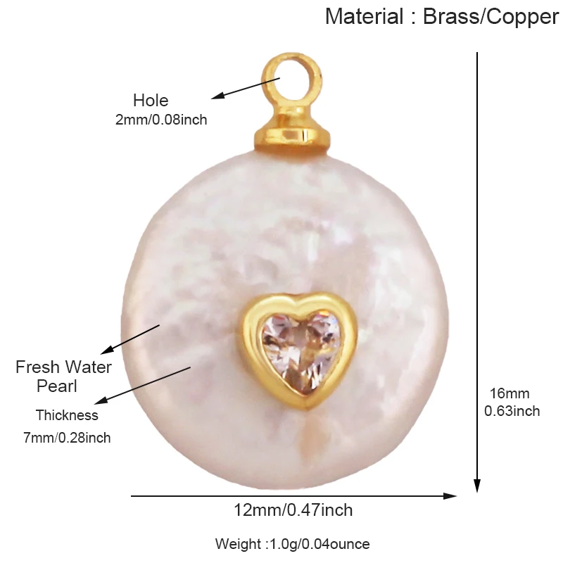 Gold Plated Colorful Happy Face & Heart Charm Attachment