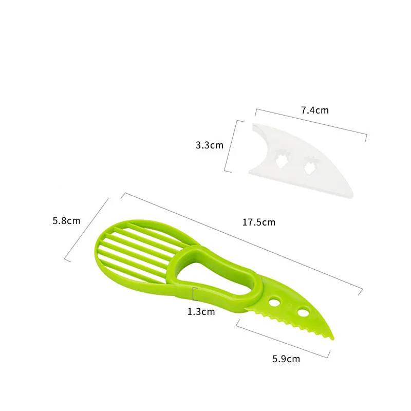 Kreative Kitchen 2 Sets 5 in 1 Avocado Slicer Avocado Masher Spoon, Seed Remover Peeler Pitter Kitchen Cooking Multi Tool, Guacamole Masher Splitter