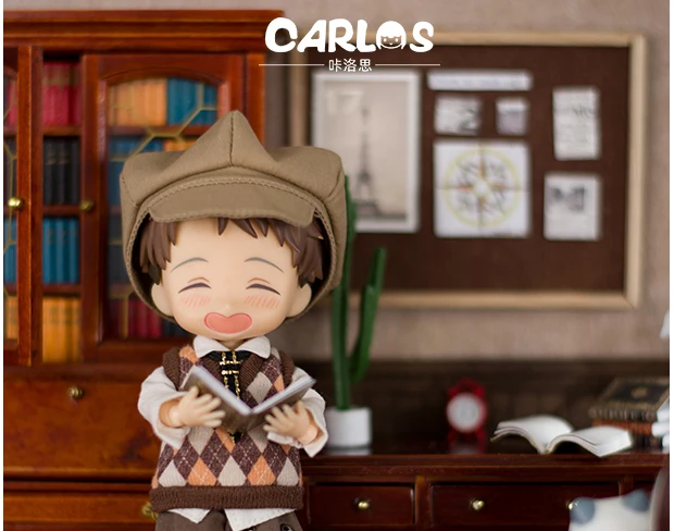 Ob11 Doll British Style Vest Set Doll School Uniform Doll Peaked Cap Accessories For Ymy, Nendoroids P9, 1/12 Bjd, Gsc, Molly