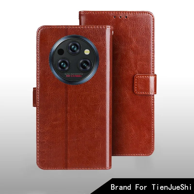 Luxurious Flip Business Leather Case with Magnetic Stand - Premium Phone Accessory Collection