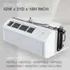 15,000 BTU PTAC Packaged Terminal A/C with Heat Pump (R32 Refrigerant) and 3.5 kW Electric Heater Including Wirele 3